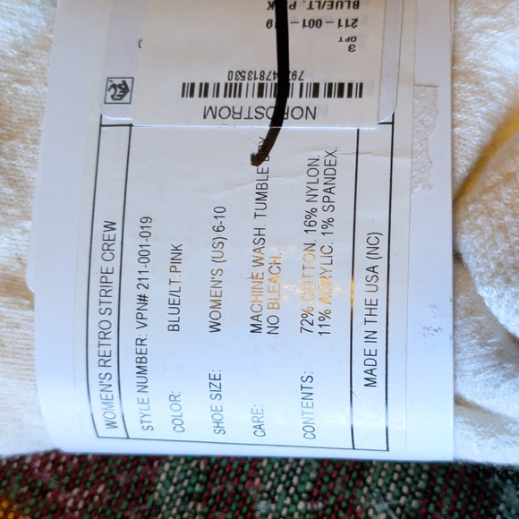 💚💚American Trench Women's Striped Socks - Picture 7 of 7